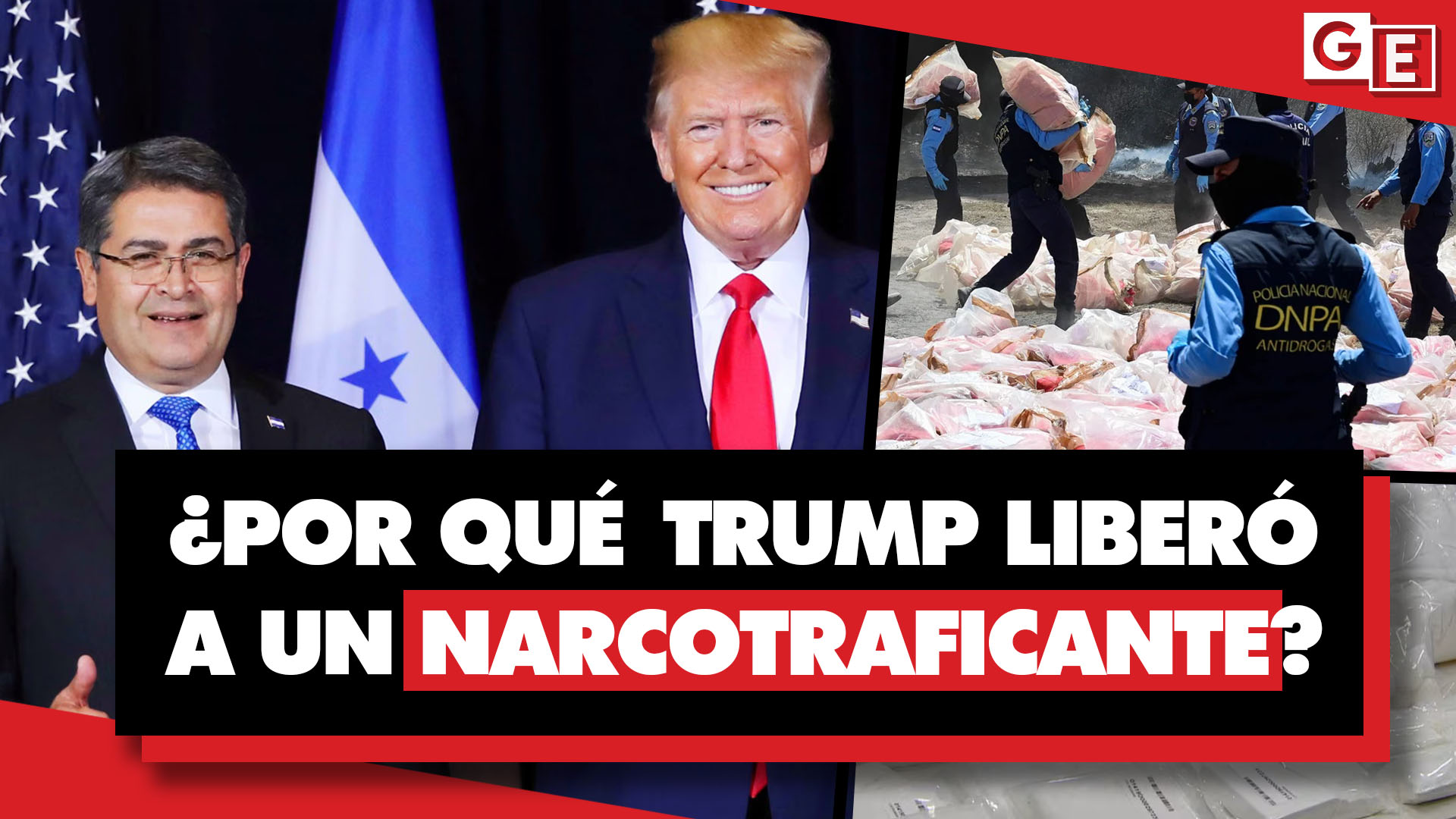 trump liberó a narcotraficante JOH Honduras